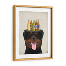 Rottweiler Beer Lover - Fab Funky | Cuadro decorativo de Canvas Lab
