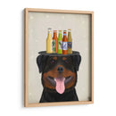 Rottweiler Beer Lover - Fab Funky | Cuadro decorativo de Canvas Lab
