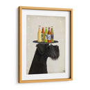 Schnauzer Black Beer Lover - Fab Funky | Cuadro decorativo de Canvas Lab