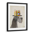 Schnauzer Grey Beer Lover - Fab Funky | Cuadro decorativo de Canvas Lab