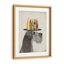 Schnauzer Grey Beer Lover - Fab Funky | Cuadro decorativo de Canvas Lab