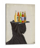 Scottish Terrier Cerveza Amante - Fab Funky | Cuadro decorativo de Canvas Lab