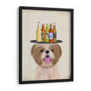 Shih Tzu Beer Lover - Fab Funky | Cuadro decorativo de Canvas Lab