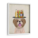 Shih Tzu Beer Lover - Fab Funky | Cuadro decorativo de Canvas Lab