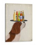 Rey Charles Spaniel Blanco Blanco Amante - Fab Funky | Cuadro decorativo de Canvas Lab