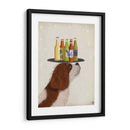 Rey Charles Spaniel Blanco Blanco Amante - Fab Funky | Cuadro decorativo de Canvas Lab