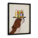 Rey Charles Spaniel Blanco Blanco Amante - Fab Funky | Cuadro decorativo de Canvas Lab