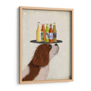 Rey Charles Spaniel Blanco Blanco Amante - Fab Funky | Cuadro decorativo de Canvas Lab