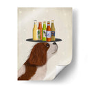 Rey Charles Spaniel Blanco Blanco Amante - Fab Funky | Cuadro decorativo de Canvas Lab