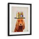 Cocker Spaniel Golden Beer Lover - Fab Funky | Cuadro decorativo de Canvas Lab