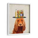 Cocker Spaniel Golden Beer Lover - Fab Funky | Cuadro decorativo de Canvas Lab