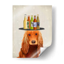 Cocker Spaniel Golden Beer Lover - Fab Funky | Cuadro decorativo de Canvas Lab