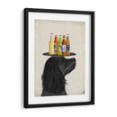 Cocker Spaniel Black Beer Lover - Fab Funky | Cuadro decorativo de Canvas Lab