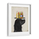 Cocker Spaniel Black Beer Lover - Fab Funky | Cuadro decorativo de Canvas Lab