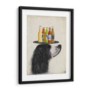 Springer Spaniel Negro Blanco Cerveza Amante - Fab Funky | Cuadro decorativo de Canvas Lab