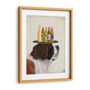 San Bernard Beer Lover - Fab Funky | Cuadro decorativo de Canvas Lab