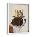 San Bernard Beer Lover - Fab Funky | Cuadro decorativo de Canvas Lab