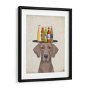 Weimerarner Beer Lover - Fab Funky | Cuadro decorativo de Canvas Lab