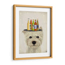 West Highland Terrier Cerveza Amante - Fab Funky | Cuadro decorativo de Canvas Lab