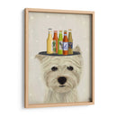 West Highland Terrier Cerveza Amante - Fab Funky | Cuadro decorativo de Canvas Lab
