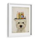 West Highland Terrier Cerveza Amante - Fab Funky | Cuadro decorativo de Canvas Lab