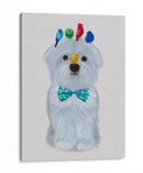 Maltés Y Pájaros - Fab Funky | Cuadro decorativo de Canvas Lab