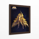 Aioros de Sagitario con armadura dorada | Cuadro decorativo de Canvas Lab