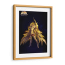 Aioros de Sagitario con armadura dorada | Cuadro decorativo de Canvas Lab