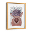 Libro De Flores De Cerdo Y Lila - Fab Funky | Cuadro decorativo de Canvas Lab