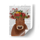 Vaca Bohemia 1 Libro Imprimir - Fab Funky | Cuadro decorativo de Canvas Lab