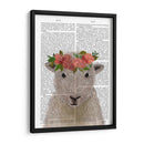 Ovejas Bohemia 1 Libro Impresión - Fab Funky | Cuadro decorativo de Canvas Lab