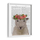 Ovejas Bohemia 1 Libro Impresión - Fab Funky | Cuadro decorativo de Canvas Lab