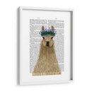 Llama Bohemian 1 Libro Imprimir - Fab Funky | Cuadro decorativo de Canvas Lab