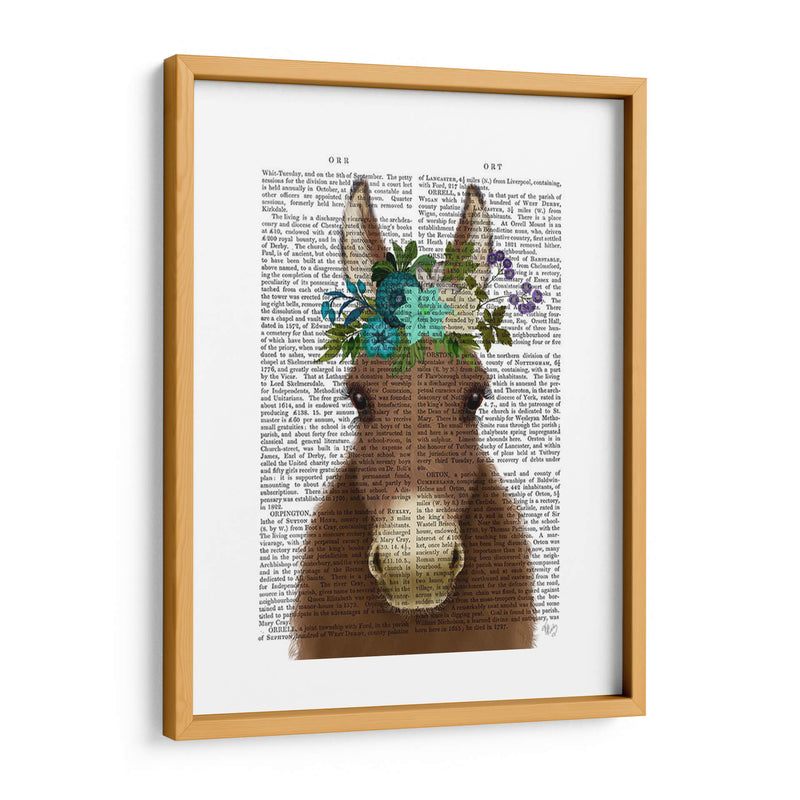 Donkey Bohemian 3 Libro Imprimir - Fab Funky | Cuadro decorativo de Canvas Lab