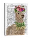 Llama Bohemian 2 Libro Imprimir - Fab Funky | Cuadro decorativo de Canvas Lab