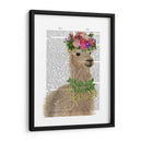 Llama Bohemian 2 Libro Imprimir - Fab Funky | Cuadro decorativo de Canvas Lab