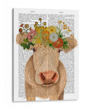 Crema De Vaca Bohemia 1 Libro Imprimir - Fab Funky | Cuadro decorativo de Canvas Lab