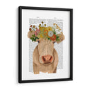 Crema De Vaca Bohemia 1 Libro Imprimir - Fab Funky | Cuadro decorativo de Canvas Lab