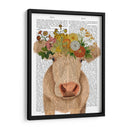 Crema De Vaca Bohemia 1 Libro Imprimir - Fab Funky | Cuadro decorativo de Canvas Lab