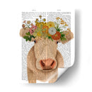 Crema De Vaca Bohemia 1 Libro Imprimir - Fab Funky | Cuadro decorativo de Canvas Lab