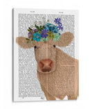 Crema De Vaca Bohemia 2 Libro De Impresión - Fab Funky | Cuadro decorativo de Canvas Lab