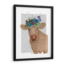 Crema De Vaca Bohemia 2 Libro De Impresión - Fab Funky | Cuadro decorativo de Canvas Lab