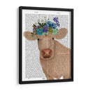 Crema De Vaca Bohemia 2 Libro De Impresión - Fab Funky | Cuadro decorativo de Canvas Lab