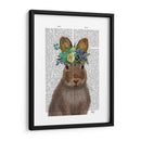 Conejo Bohemian Book Print - Fab Funky | Cuadro decorativo de Canvas Lab