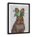 Conejo Bohemian Book Print - Fab Funky | Cuadro decorativo de Canvas Lab