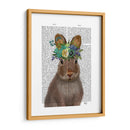 Conejo Bohemian Book Print - Fab Funky | Cuadro decorativo de Canvas Lab