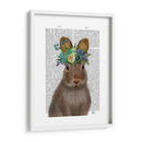 Conejo Bohemian Book Print - Fab Funky | Cuadro decorativo de Canvas Lab