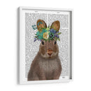 Conejo Bohemian Book Print - Fab Funky | Cuadro decorativo de Canvas Lab