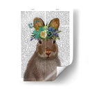 Conejo Bohemian Book Print - Fab Funky | Cuadro decorativo de Canvas Lab