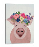 Corona De Cerdo Y Flor - Fab Funky | Cuadro decorativo de Canvas Lab